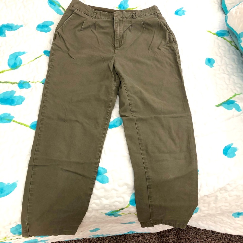 high waisted straight leg pants